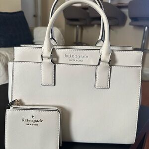 kate spade Cream Satchel and Wallet Set